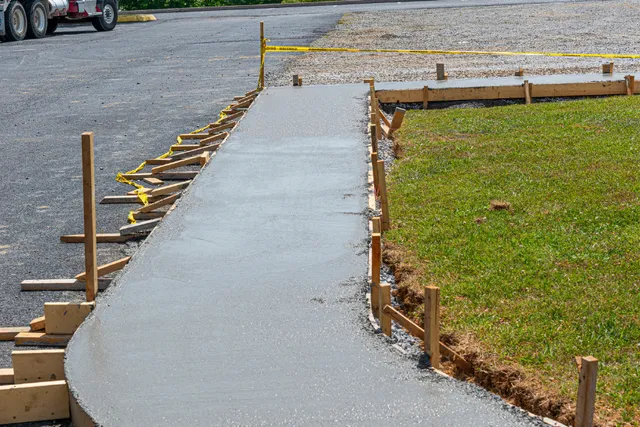 Sidewalk Concrete Work